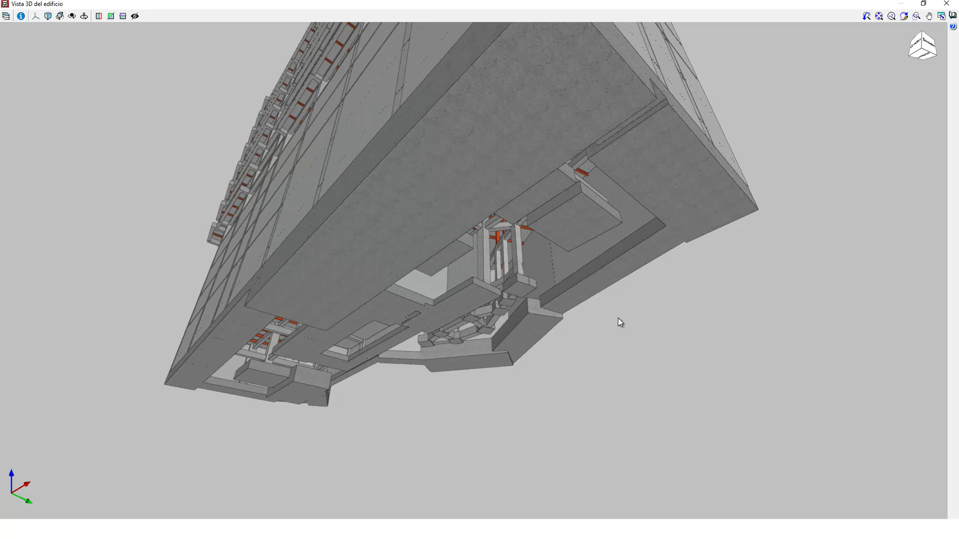 Imagen del proceso de diseño de cimentación (proceso sin terminar)