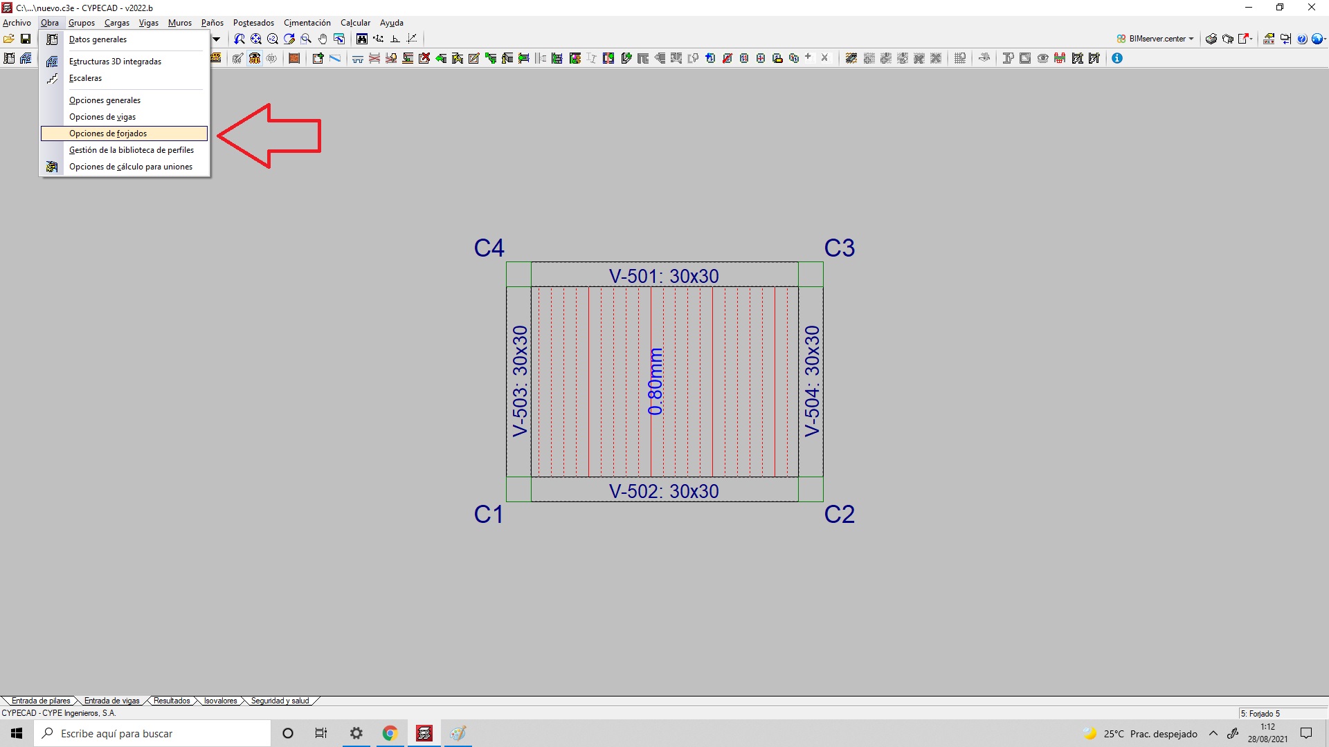 Primeramente deberemos de hacer clic en el siguiente listado para ver una documentación: Paso 1