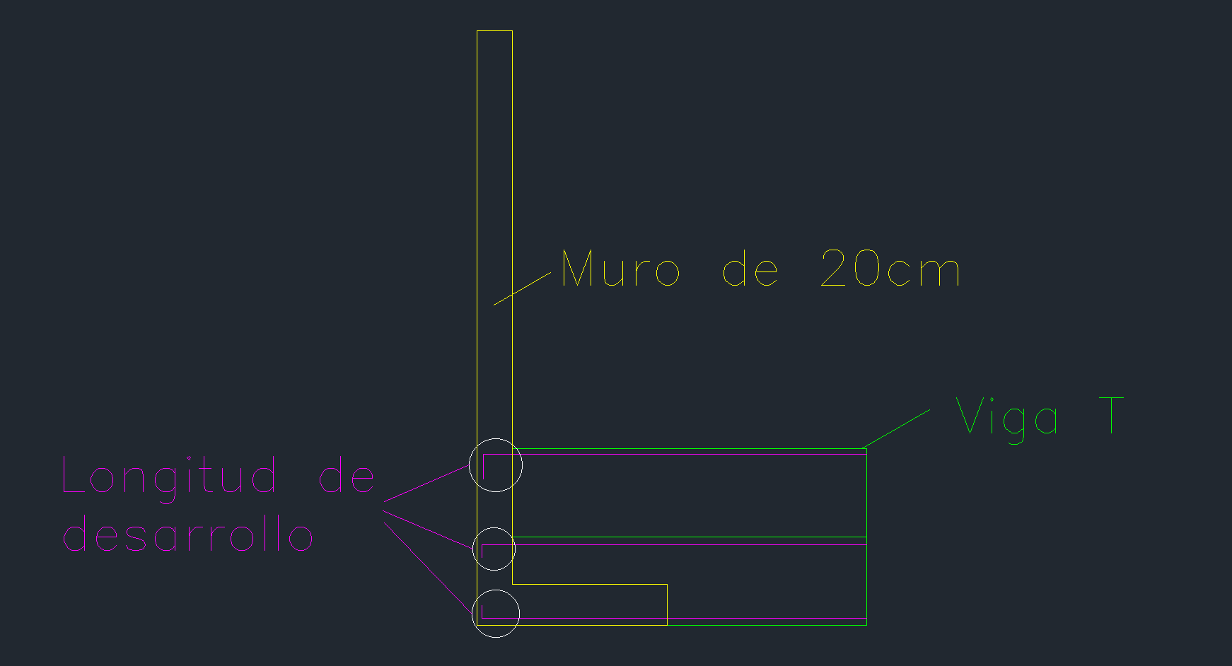 longitud de desarrollo
