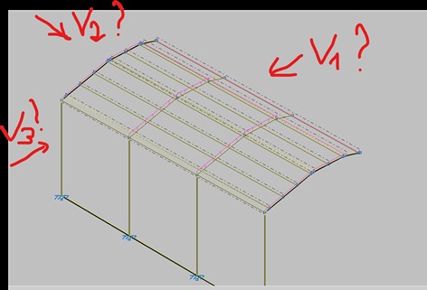 Estación de servicio, marquesina ¿cómo aplicar el viento en CYPE 3D?